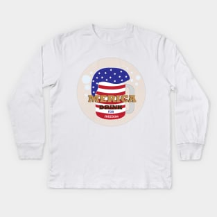 Merica Kids Long Sleeve T-Shirt